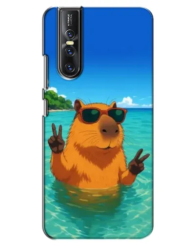 Чехол для Vivo V15 Pro с картинкой «Морская капибара» Чехол для Vivo V15 Pro с картинкой «Морская капибара»