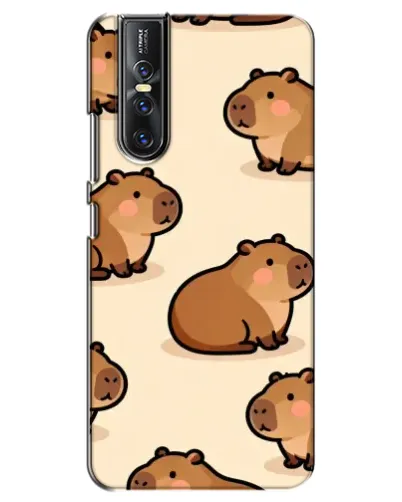 Чехол для Vivo V15 Pro с картинкой «Паттерн милых капибар» Чехол для Vivo V15 Pro с картинкой «Паттерн милых капибар»