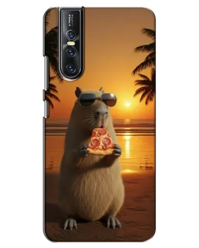 Чехол для Vivo V15 Pro с картинкой «Капибара с пиццей» Чехол для Vivo V15 Pro с картинкой «Капибара с пиццей»