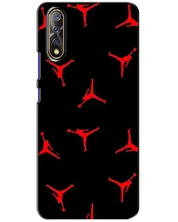 Чохол для Vivo V17 Neo з картинкою «Jordan Red Pattern»