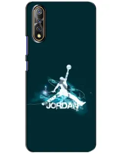 Чохол для Vivo V17 Neo з картинкою «Jordan Blue Fire»