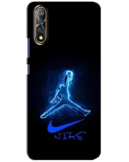 Чохол для Vivo V17 Neo з картинкою «Jordan Neon Blue»