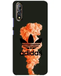 Чехол для Vivo V17 Neo с картинкой «Оранжевый дым Adidas»