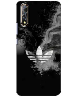 Чехол для Vivo V17 Neo с картинкой «Абстрактный дым Adidas»