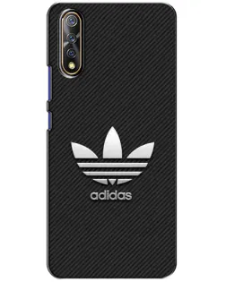Чехол для Vivo V17 Neo с картинкой «Adidas Карбоновая текстура»