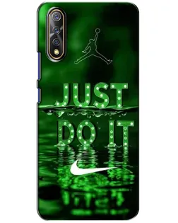 Чохол для Vivo V17 Neo з картинкою «Зелений неоновий Nike»