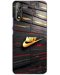 Чохол для Vivo V17 Neo з картинкою «Золотий Nike на металі»