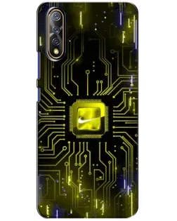 Чохол для Vivo V17 Neo з картинкою «Nike — золота іскра»