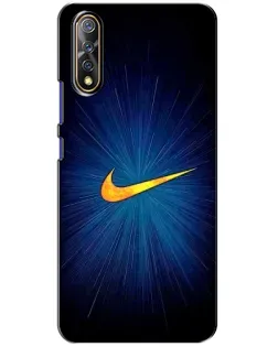 Чехол для Vivo V17 Neo с картинкой «Синий пульс Nike» Чехол для Vivo V17 Neo с картинкой «Синий пульс Nike»