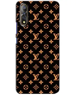 Чехол для Vivo V17 Neo с картинкой «Золотая монограмма LV»