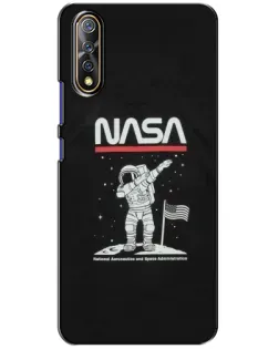 Чохол для Vivo V17 Neo з картинкою «NASA — крокуємо по Місяцю»