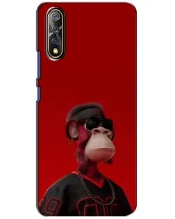 Чохол для Vivo V17 Neo з картинкою «Bored Ape в червоному»