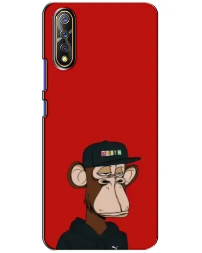 Чохол для Vivo V17 Neo з картинкою «Bored Ape — червоний фон» Чохол для Vivo V17 Neo з картинкою «Bored Ape — червоний фон»