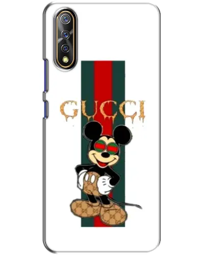 Чохол для Vivo V17 Neo з картинкою «Міккі Маус Gucci — смуги» Чохол для Vivo V17 Neo з картинкою «Міккі Маус Gucci — смуги»