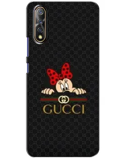 Чохол для Vivo V17 Neo з картинкою «Мінні Маус Gucci — чорний»