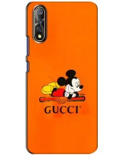 Чохол для Vivo V17 Neo з картинкою «Міккі Маус Gucci — помаранч»