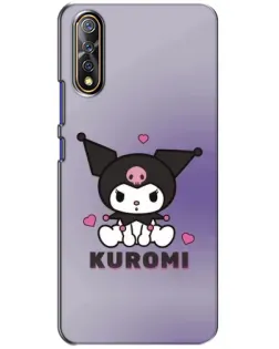 Чохол для Vivo V17 Neo з картинкою «Kuromi — фіолетовий арт»