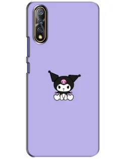 Чохол для Vivo V17 Neo з картинкою «Kuromi — фіолетовий мінімалізм»