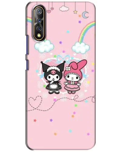 Чохол для Vivo V17 Neo з картинкою «My Melody та Kuromi» Чохол для Vivo V17 Neo з картинкою «My Melody та Kuromi»