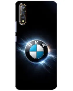 Чохол для Vivo V17 Neo з картинкою «BMW — неонове сяйво»