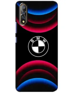 Чохол для Vivo V17 Neo з картинкою «Логотип BMW та неонові дуги»