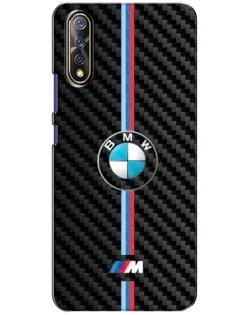 Чохол для Vivo V17 Neo з картинкою «Емблема BMW та карбон»
