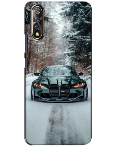Чохол для Vivo V17 Neo з картинкою «BMW у зимовому лісі» Чохол для Vivo V17 Neo з картинкою «BMW у зимовому лісі»