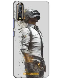 Чехол для Vivo V17 Neo с картинкой «PUBG — боец в пыли»
