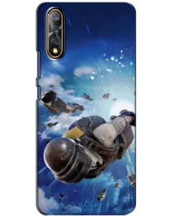 Чехол для Vivo V17 Neo с картинкой «Десант PUBG — прыжок»