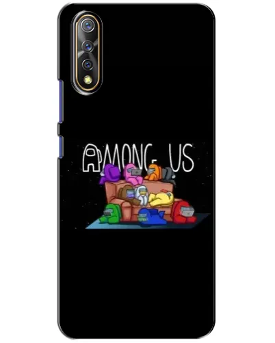 Чехол для Vivo V17 Neo с картинкой «Логотип Among Us»