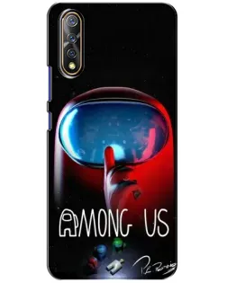 Чохол для Vivo V17 Neo з картинкою «Червоний імпостер — макро» Чохол для Vivo V17 Neo з картинкою «Червоний імпостер — макро»