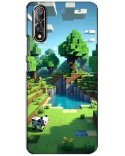 Чехол для Vivo V17 Neo с картинкой «Minecraft летний день»