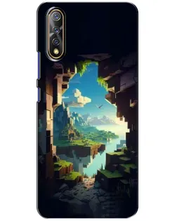 Чехол для Vivo V17 Neo с картинкой «Вид из пещеры»