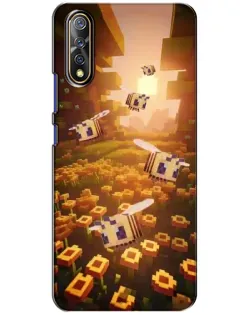 Чехол для Vivo V17 Neo с картинкой «Поле подсолнухов»