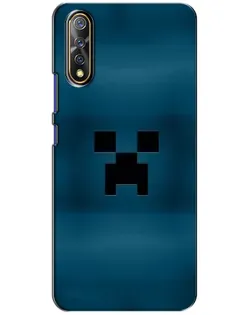 Чехол для Vivo V17 Neo с картинкой «Крипер текстура»