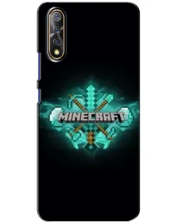 Чехол для Vivo V17 Neo с картинкой «Minecraft Diamond лого»