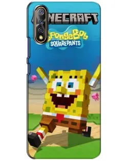 Чохол для Vivo V17 Neo з картинкою «Губка Боб Minecraft» Чохол для Vivo V17 Neo з картинкою «Губка Боб Minecraft»
