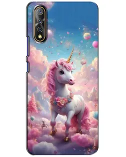 Чехол для Vivo V17 Neo с картинкой «Единорог среди облаков»