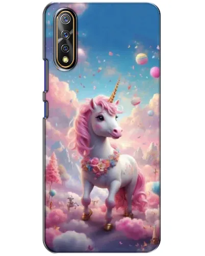 Чехол для Vivo V17 Neo с картинкой «Единорог среди облаков»
