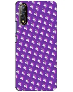 Чехол для Vivo V17 Neo с картинкой «Единороги на фиолетовом»