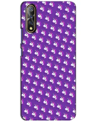 Чехол для Vivo V17 Neo с картинкой «Единороги на фиолетовом»