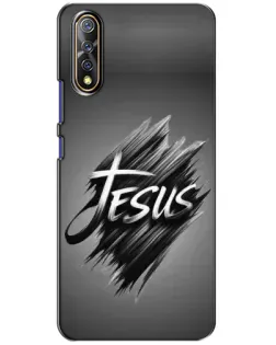 Чехол для Vivo V17 Neo с картинкой «Надпись Jesus Graffiti»