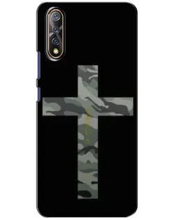 Чехол для Vivo V17 Neo с картинкой «Милитари Крест»