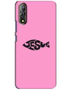 Чехол для Vivo V17 Neo с картинкой «Розовый символ  Jesus»