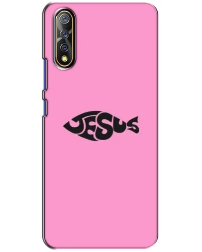 Чехол для Vivo V17 Neo с картинкой «Розовый символ  Jesus»