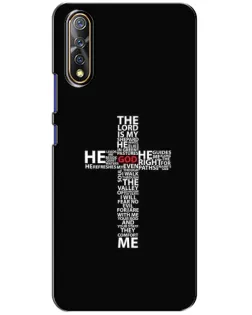 Чехол для Vivo V17 Neo с картинкой «Текстовый крест»