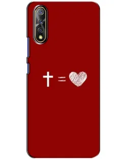 Чехол для Vivo V17 Neo с картинкой «Уравнение любви»