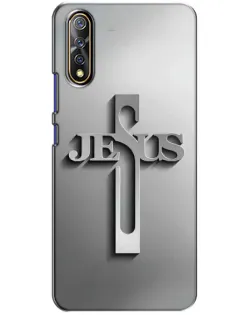Чехол для Vivo V17 Neo с картинкой «Металлический крест Jesus»