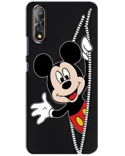 Чехол для Vivo V17 Neo с картинкой «Микки раздвигает стены»
