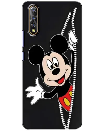 Чехол для Vivo V17 Neo с картинкой «Микки раздвигает стены»